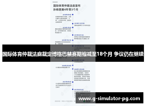 国际体育仲裁法庭裁定博格巴禁赛期缩减至18个月 争议仍在继续